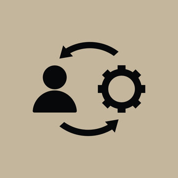 Human-Machine Interaction Icon