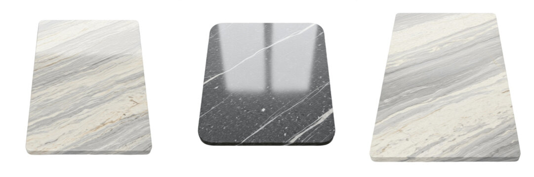 polished Black Granite Stone Texture for Modern Countertops and Architectural Panels PNG