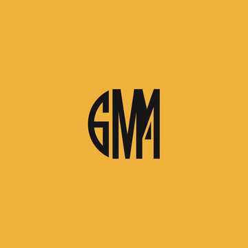 Monogram Logo Design Featuring Letters G, M, A.