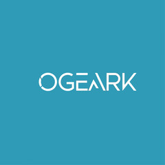 Fototapeta premium Modern Ogark Logo Design with Unique Font.