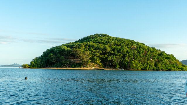Palomaria basecamp island in Coron, The Philippines.