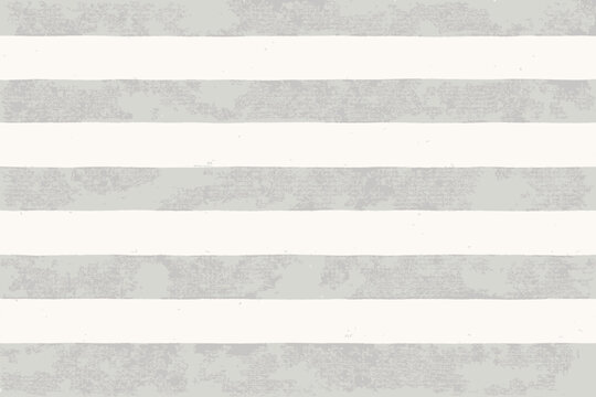 Elegant Gray and White Horizontal Striped Background with Textured Watercolor Effect and Canvas Grain, Minimalist Seamless Pattern for Modern Graphic Design, Wallpaper, and Textile Projects