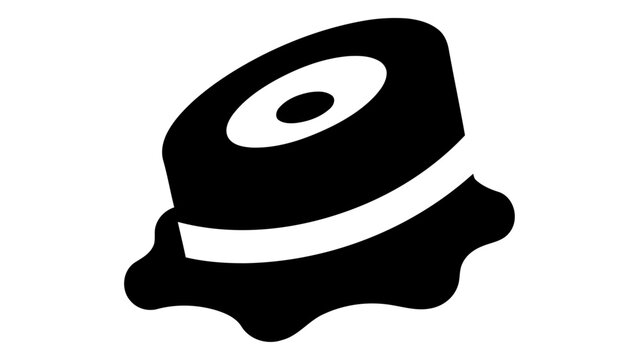 Archery bowstring wax icon, maintenance material for protecting bowstrings