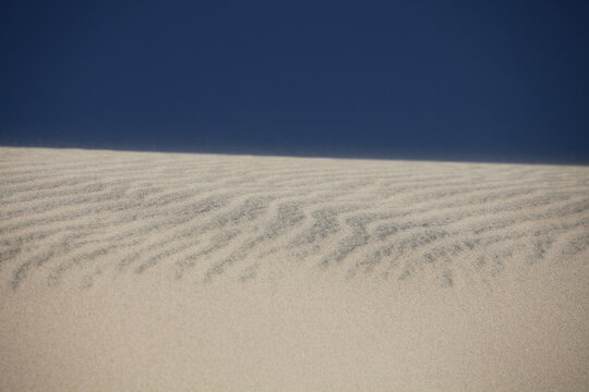 During the day, the dune sand is very hot.
