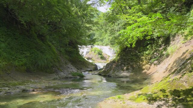 250817長野県奥志賀渓谷三段の滝