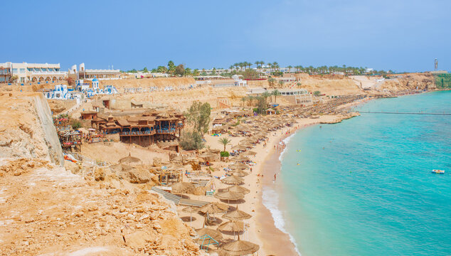 Beautiful views of the coast in Sharm El Sheikh, Egypt for background