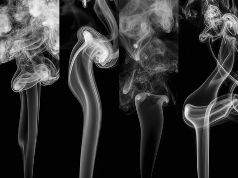 Detailed x-ray views of a human hip joint and upper femur in various angles