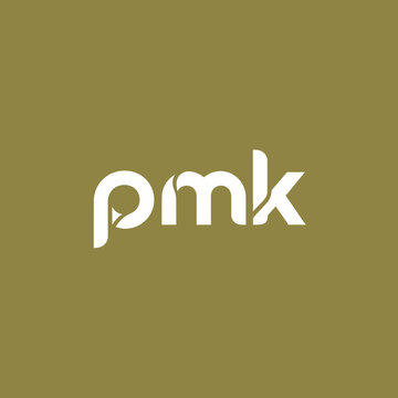 Modern PMK logo design with clean typography.