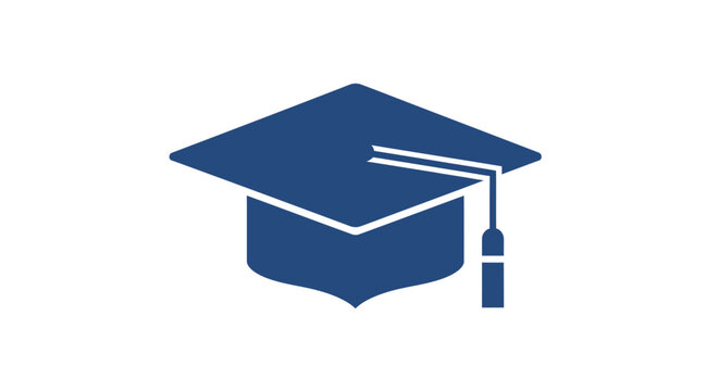 Graduation Cap Icon Symbol Education.
