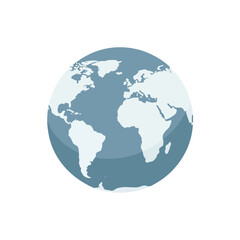 Obraz premium Stylized Globe Illustration for International Business and Education