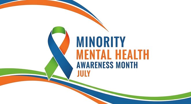 Minority mental health awareness highlighted in july campaign graphic mental health awareness