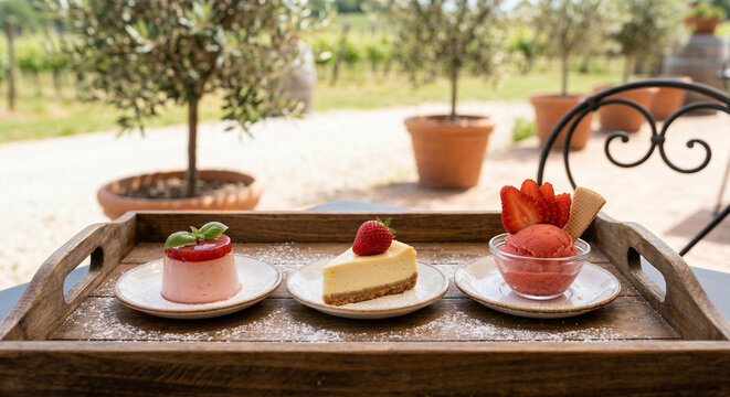 Sobremesas de Morango - Delicias de Morango - Sorvete - Doces - Cakes