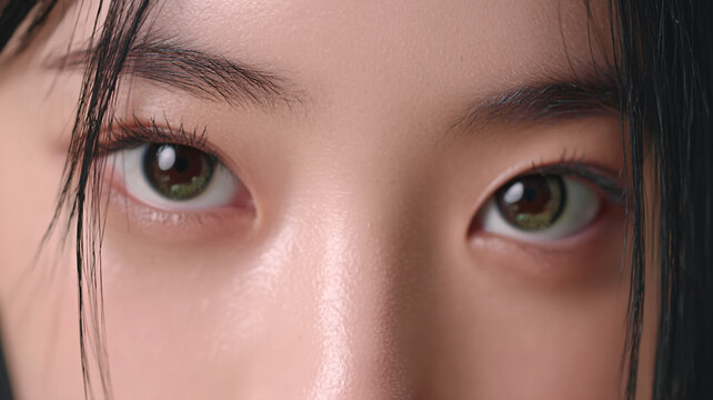 Woman eyes close up shot