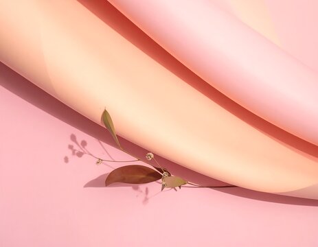 Bed Bug Infestation on Soft Pink Fabric.