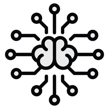 Abstract diagram representing a centralized network with multiple connections