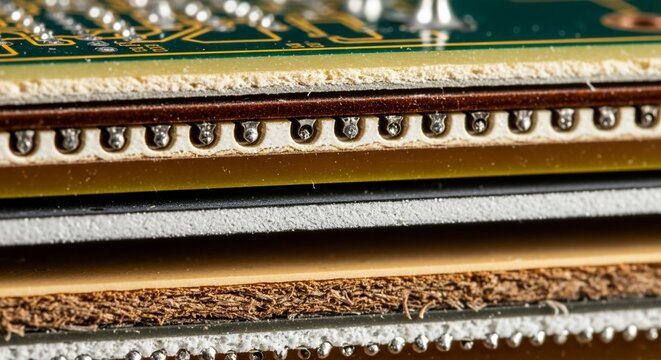 Electronic circuit board detail