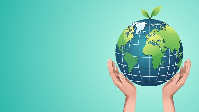Happy Earth Day Animated Video Motion Graphics. Happy Earth Day animation