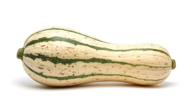 Healthy squash vegetable shown against simple white background