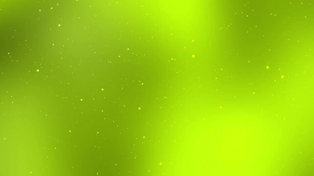 Electric lime green abstract background with glowing particles and soft bokeh, lime light dust backdrop for eco friendly branding, health wellness website design, and nature concept presentations.
