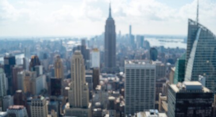 Naklejka premium Spectacles capturing a vivid city vista with unfocused background emphasizing vision