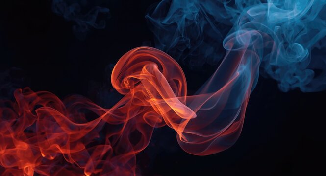 digital simulation of smoke and fire phenomena