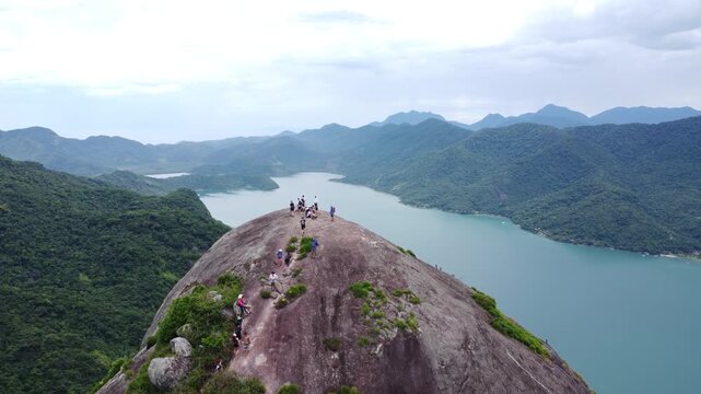 Sugarloaf Peak (Pico do P&atilde;o de A&ccedil;&uacute;car) in Saco do Mamangu&aacute; &ndash; Paraty &ndash; Brazil