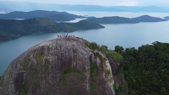 Sugarloaf Peak (Pico do P&atilde;o de A&ccedil;&uacute;car) in Saco do Mamangu&aacute; &ndash; Paraty &ndash; Brazil