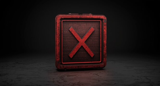 Symbolic block display warning about mistakes to avoid concept with background and copy space