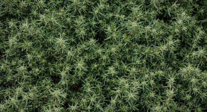 Mint family rosemary with trailing habit covering ground densely