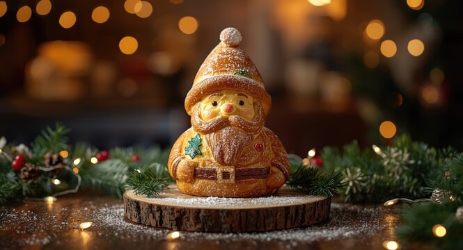 German St Nicholas custom featuring sweet weckmann shaped bread