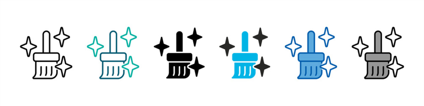 Cleaning Single Icon Pack Multistyle