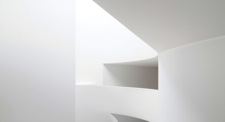 Obraz premium clean minimalist architectural imagery emphasizing simplicity and modernity