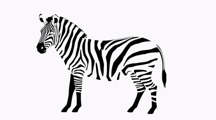 Obraz premium animal vector black and white geometric pattern