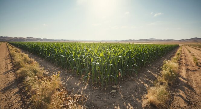 Sustainability driven non GMO corn farming adapted for arid conditions