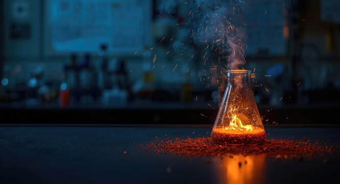Thermite reaction formulation and chemical structure