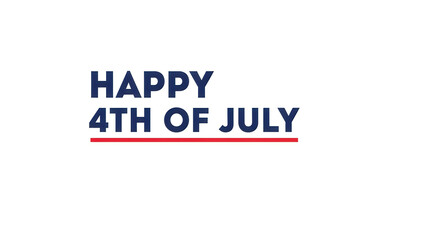 Fototapeta premium Happy 4th of july celebrating independence day usa with patriotic spirit