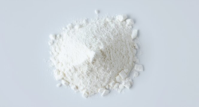 White powdered magnesium hydroxide solid laxative easing digestive discomfort