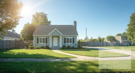 Fototapeta premium Residential property insurance guarding against natural and manmade risks