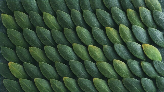 privet. Tightly packed pattern of deep green oval privet leaves, textured orderly surface. gardening catalogs, home-decor guides, designed for gardening and botanical catalogs.