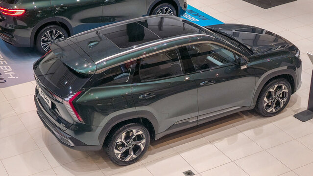 Moscow, February 15, 2026. The car showroom of the Chinese brand Gilly in Moscow has been rearranged, showcasing the new and most popular models of the brand. High quality photo