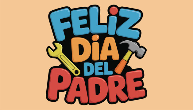 Feliz dia del Padre lettering spanish text phrases Happy father's Day calligraphy greeting card hand drawn vector illustration bundle set art print, Tengo a un Super, Papa, Te quiero, Papa 