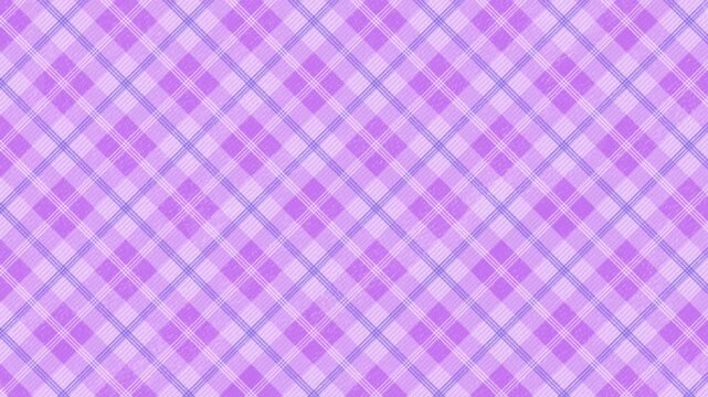 Purple Pastel Plaid Pattern Seamless Loop Background Animation