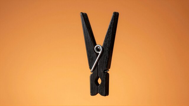 clothes peg on a clothesline