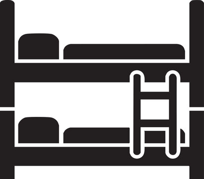 Bunk Bed, Double Deck Bed, Stacked Bed Frame, Sleeping Bunks