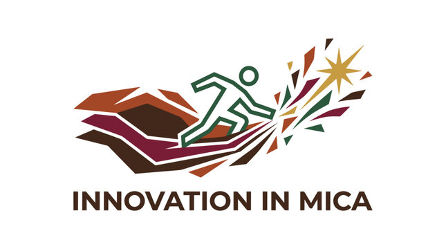 Innovative Mica Concept Abstract Logo for Business
