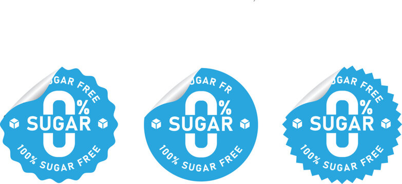 Sugar-free icon. Zero sugar label. Allergen-free icon collection.

Sugar-free icon. Zero sugar label. Allergen-free icon collection. Allergen-free products. Product warning symbols.