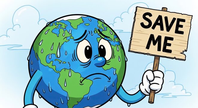 Save earth day a plea for environmental protection and a sustainable future for our planet