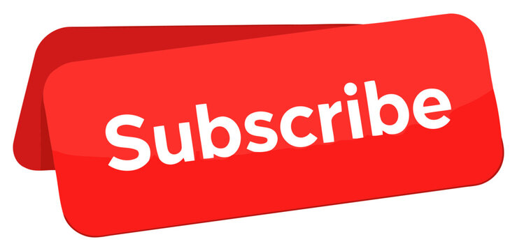 YouTube creators can increase their audience with this vibrant red subscribe button