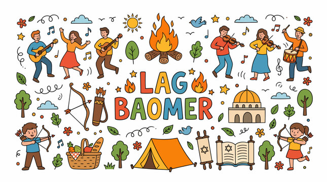 Lag BaOmer Celebration: Bonfire, Music, Archery, Torah