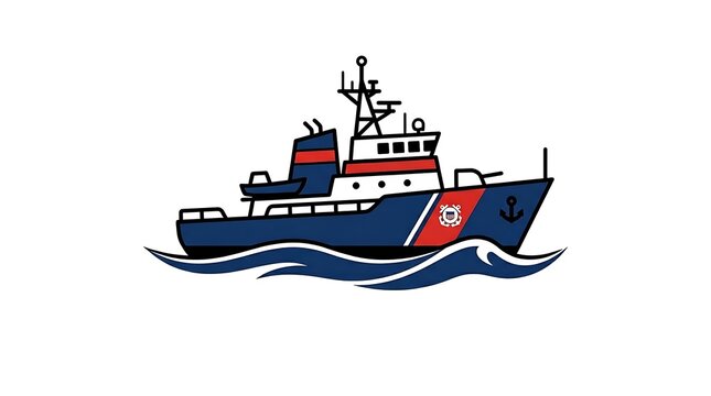 Rescue Boat on the Water.